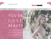 Tablet Screenshot of bridalbymichele.com